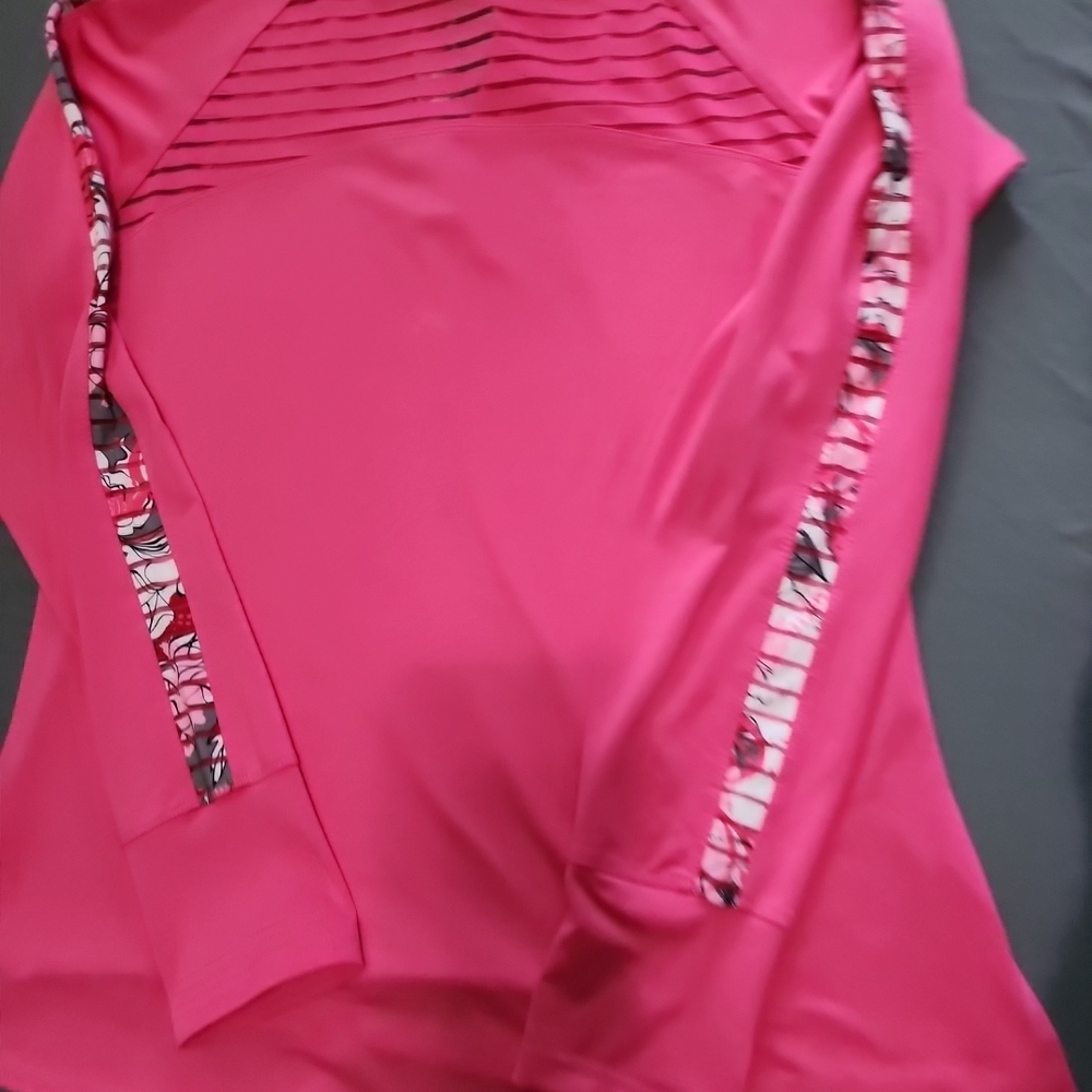 Bolle Pink Quarter-Zip Athletic Top - Picture 4 of 5